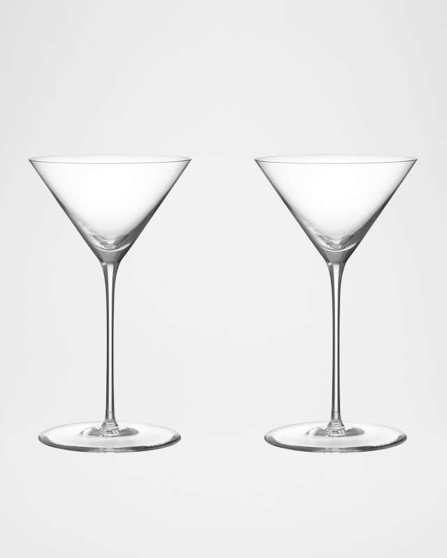 Geometry 7 oz. Martini Glasses, Set of 2